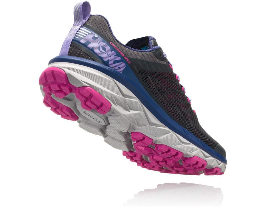 Tenis Hoka One One Trail Mujer Negros - Challenger Atr 5 - NVRH69730